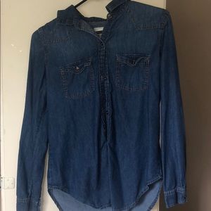 Denim gray longsleeve shirt